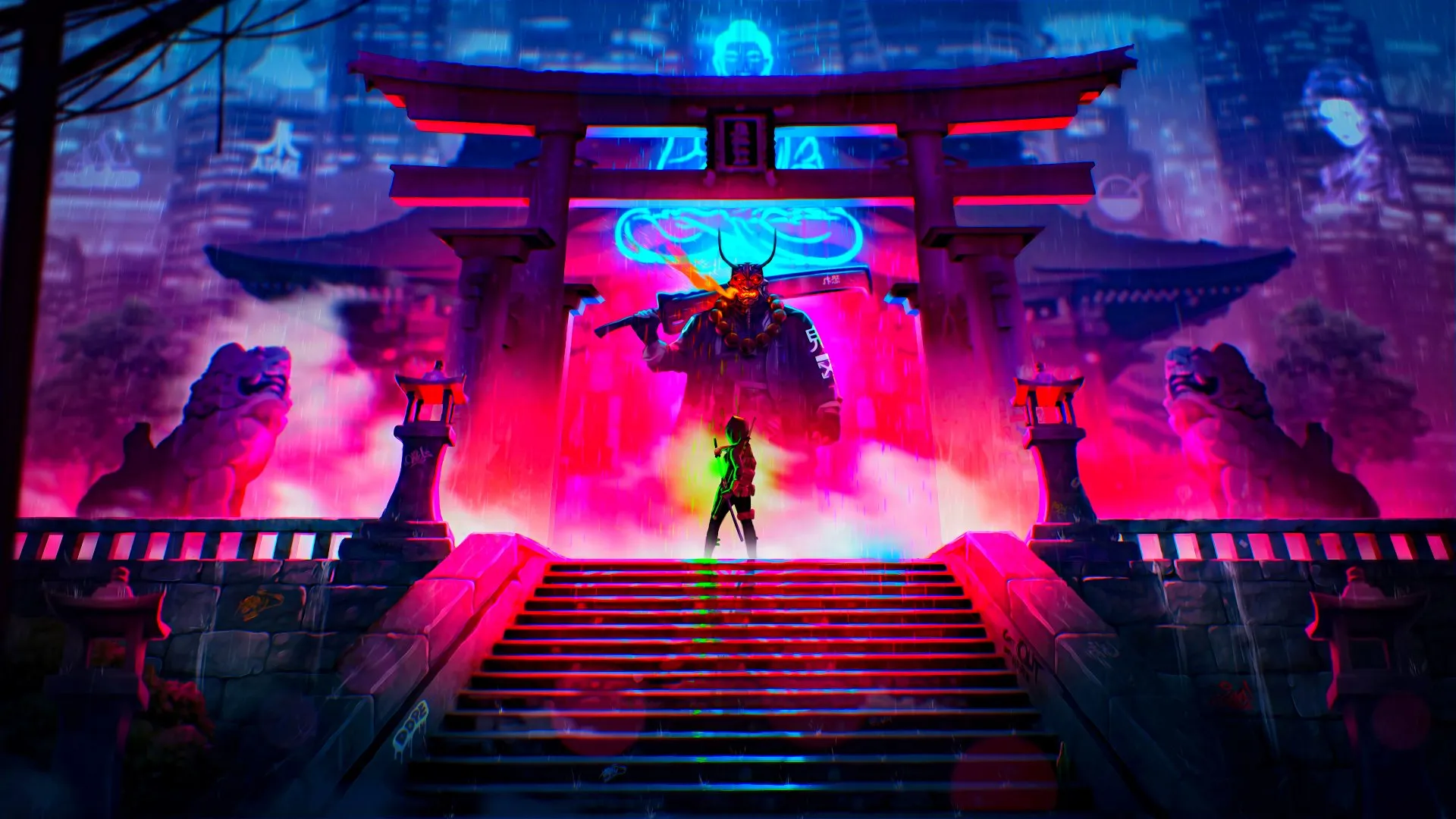 赌博游戏赛博都市夜景 - 赌博平台